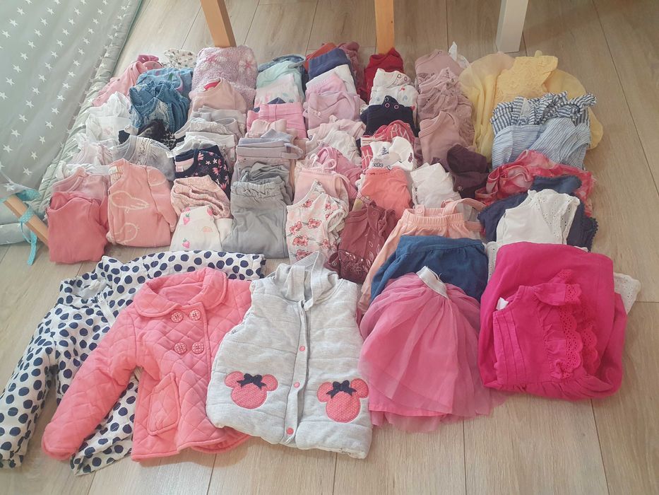 Zestaw paka ubran 74 6-9 M