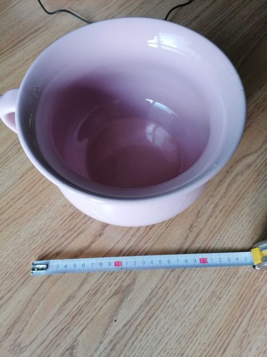 Conj 2 bacios em Loiça de Sacavém