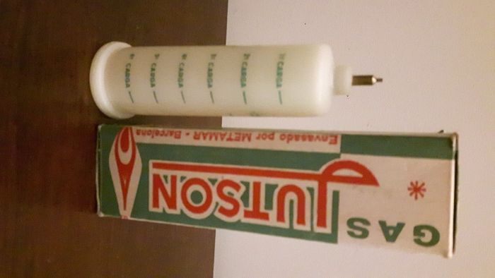 Botija Gas Jutson antiga colecionador