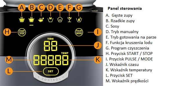 Wielofunkcyjny blender ArtMix ala Thermomix