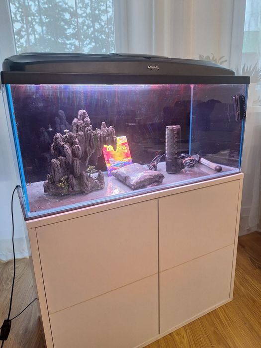 Akwarium 84 litry ! Cały komplet z szafką ! 3 letnie !
