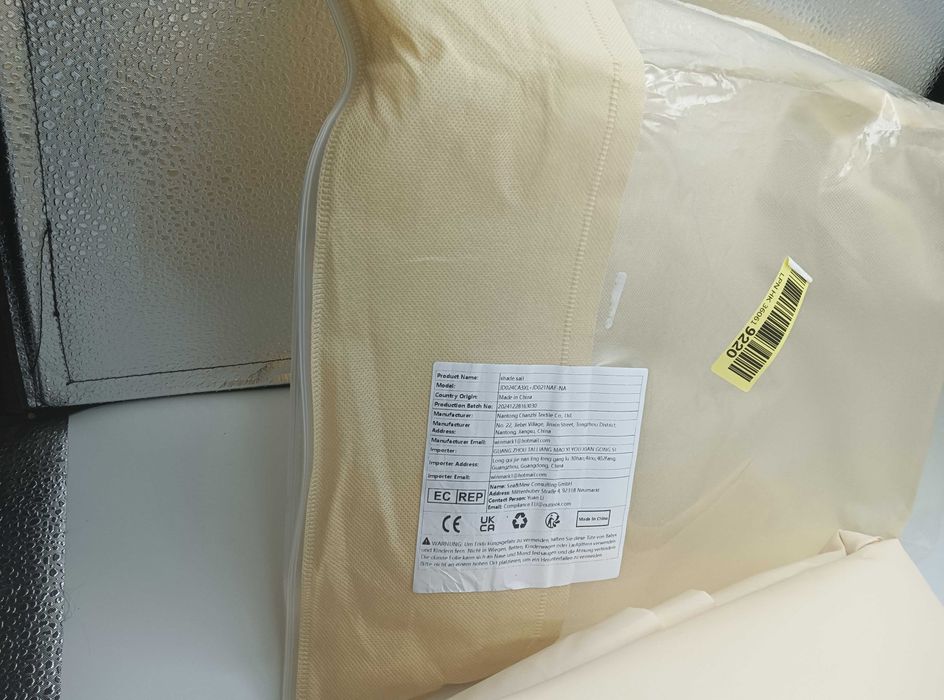 Toldo Sol Impermeável 4x6m c/ Kit Montagem