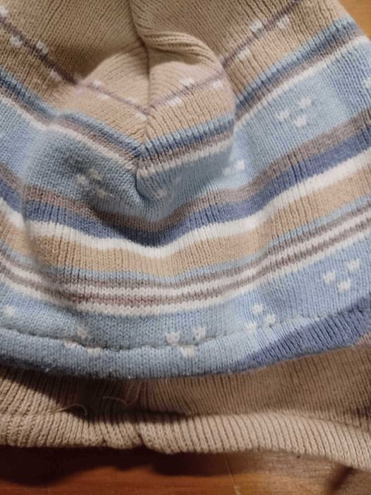 Czapeczka niemowlęca bawełniana