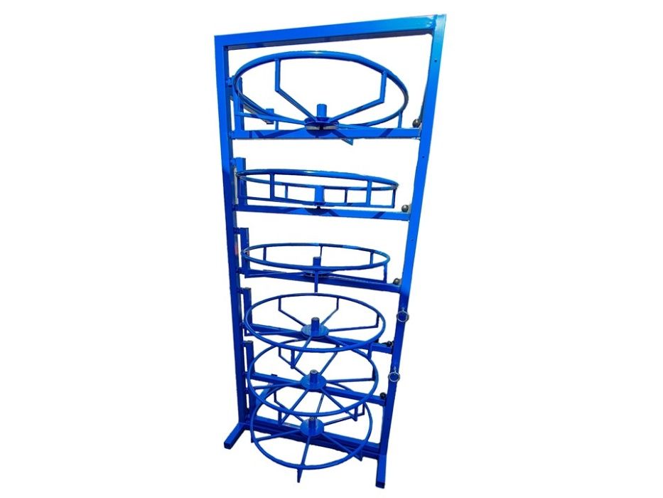 Regał / stojak na węże hydrauliczne - 6 półkowy - 2000 mm