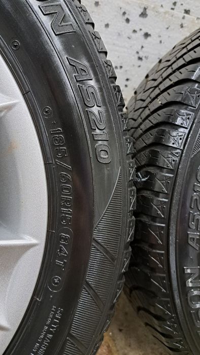 Alufelgi 5x112  15 185/60 Wielosezonowe  ET38 6J  Audi A4 Passat B5