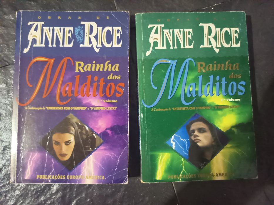 Rainha dos malditos volume 1 e 2