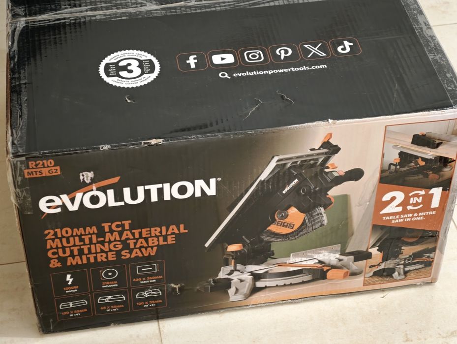 Serra de esquadria Evolution R210MTS G2