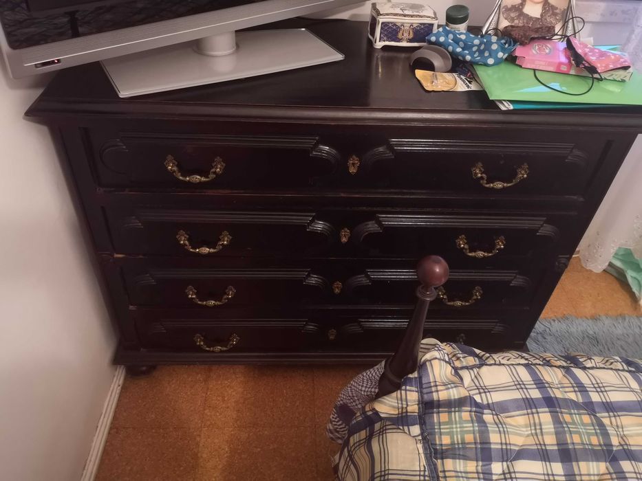 Conjunto quarto de casal estilo antigo