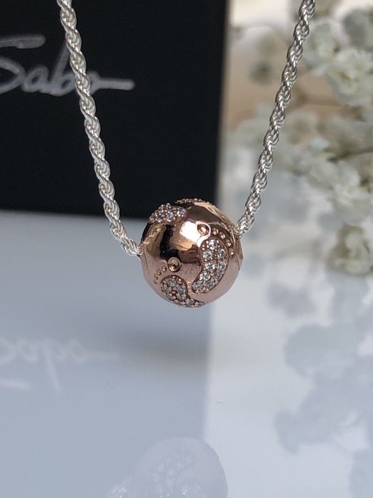 Thomas Sabo срібна цепочка з кулоном шарм