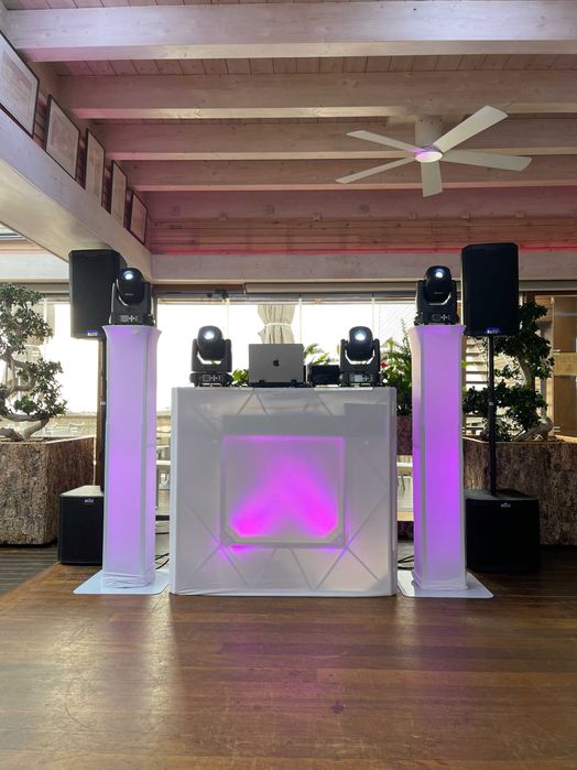 2 Moving Heads both lighting 100W com efeitos prisma