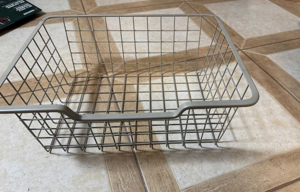 Ikea 2 kosze beż druciane do szafy PAX