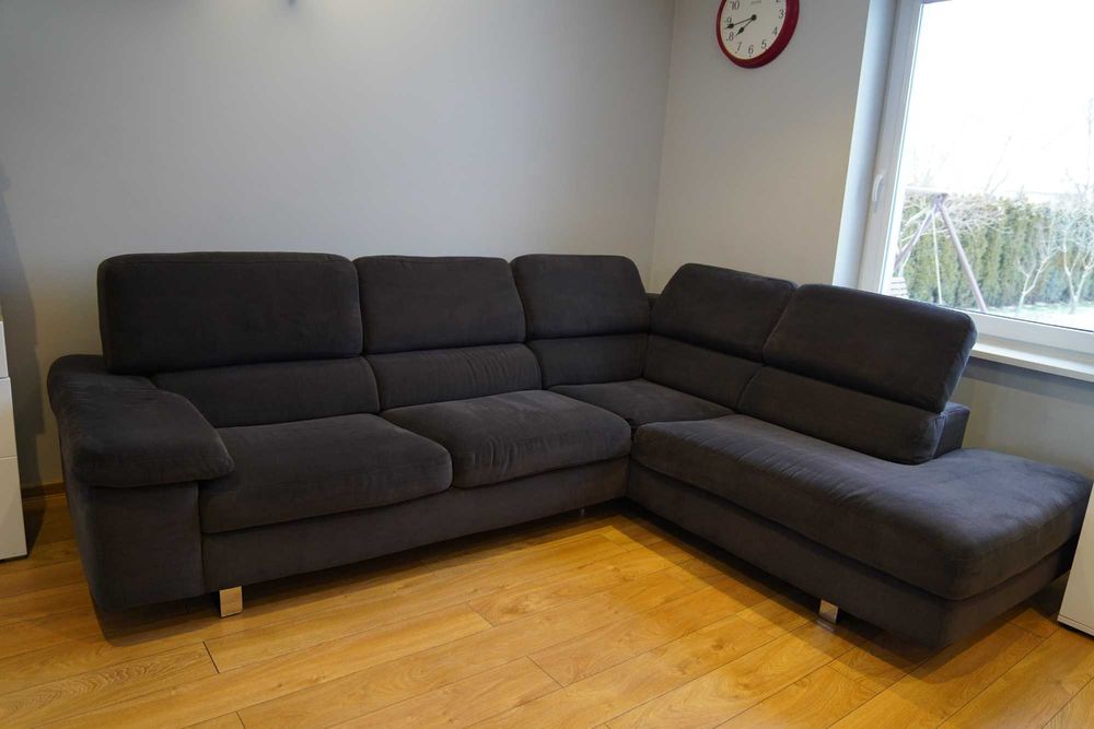 sofa welur narożnik emmohl wypoczynek