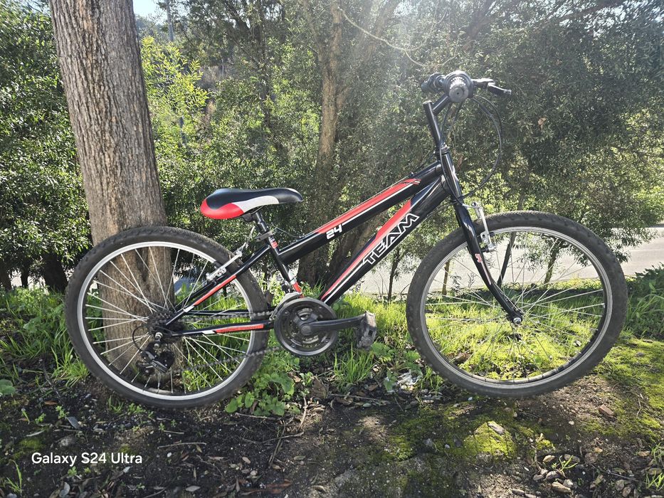 Bicicleta de crianca roda 24