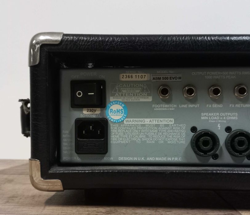 超希少】ashdown abm 500 evo iii 初期型UK製 超希少】ashdown abm 500