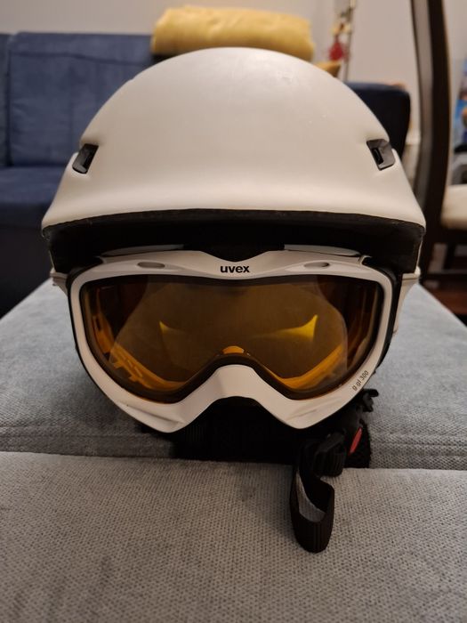 Kask narciarski i gogle UVEX