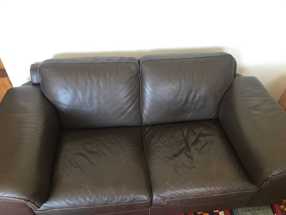Sofá de pele Divani & Divani em bom estado