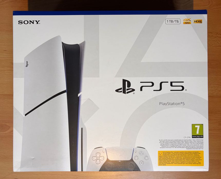 Nowe Playstation 5 Slim z napędem + oryginalny pad