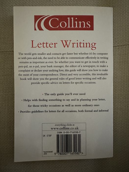 Livro sobre como escrever cartas e ter resultados