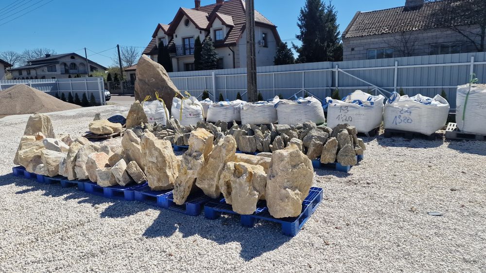 Kamienie Ogrodowe Monolity Głazy Kora Kamienna Szpilki
