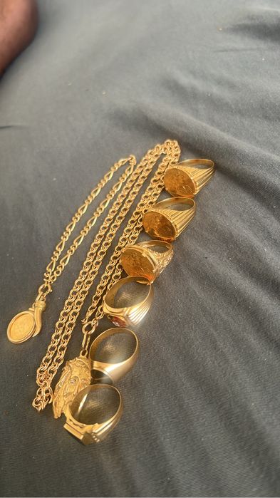 Ouro 19k e 22k (troca)(74.6g)