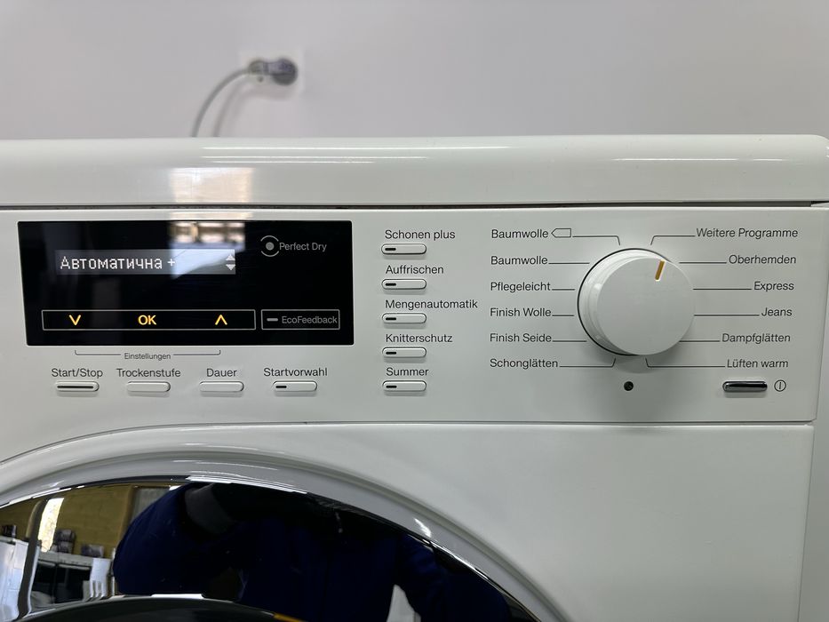 Сушильна машина Miele T1,SteamFinish Eco,9 кг,Тепловий насос A+++