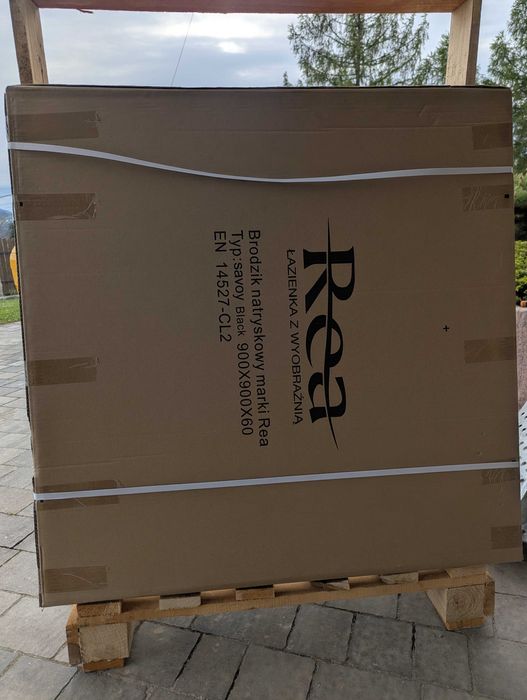 Nowy Brodzik prysznicowy Rea black