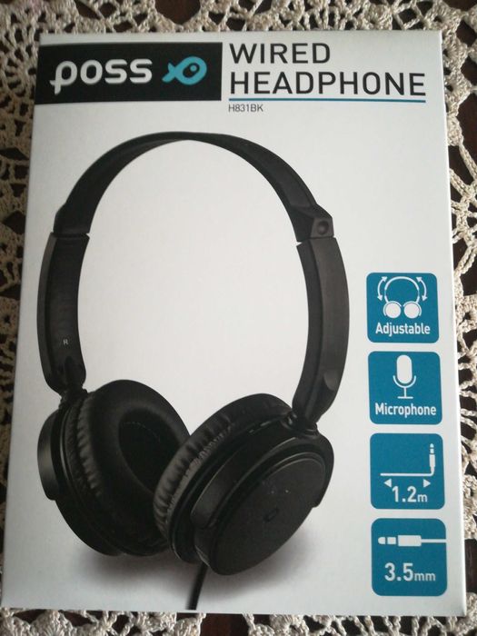 Słuchawki poss H831BK