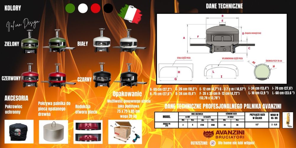 Piec do Pizzy włoskoej Firmy