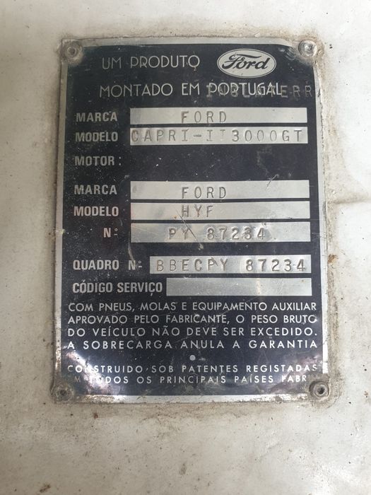 Ford Capri II 3000 GT V6