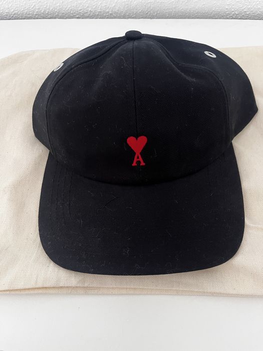Chapéu AMI Paris - cotton black cap