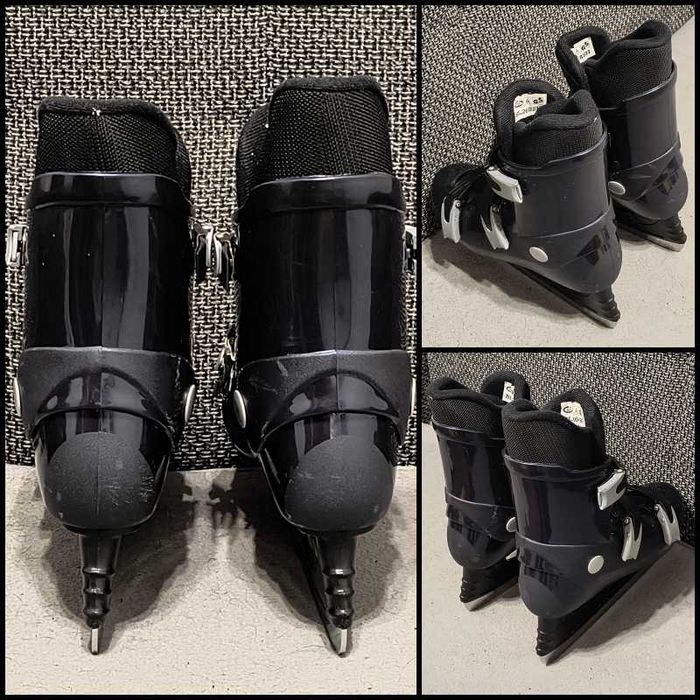 Łyżwy hokejowe rozmiar 35 , wkładki 22,0 cm Pudło.