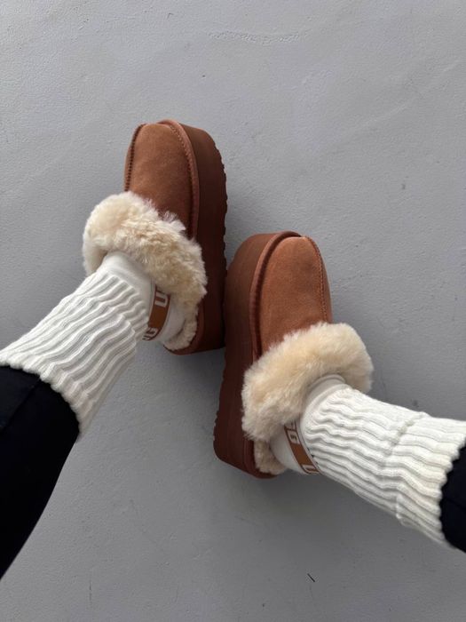 36-41 р угги UGG FUNKETTE CHESTNUT beige