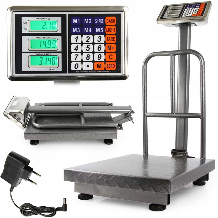 WAGA Elektroniczna Sklepowa/Magazynowa 300kg/100g
