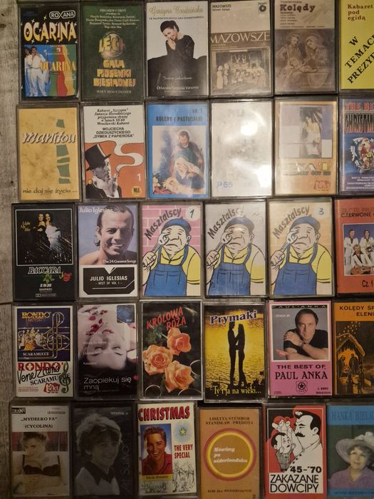 Zestaw 81 kaset audio