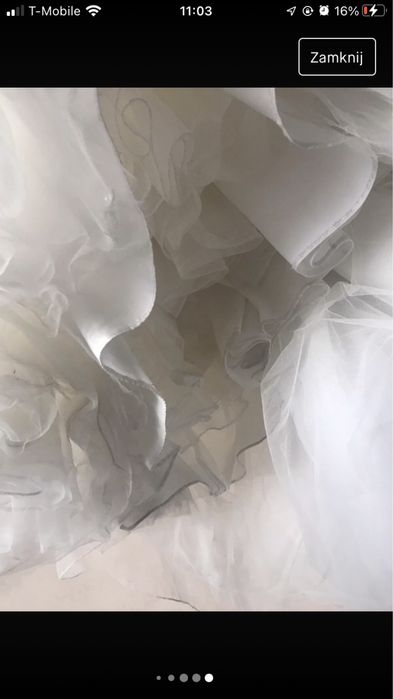 Suknia ślubna Justin Alexander regulowana przez wiązanie gorsetowe