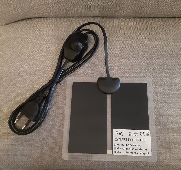 Tapetes de aquecimento 5W - NOVOS