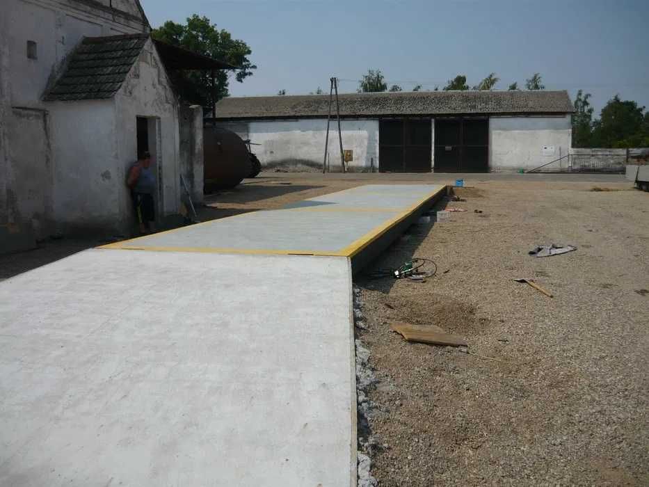 Waga 18m 50-60 ton samochodowa Najazdowa Platformowa Nowa