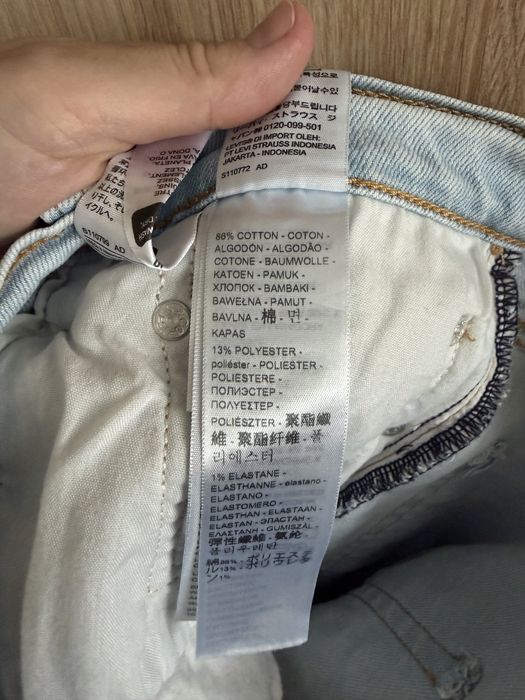 Levi’s ribcage straight ankle 29/29