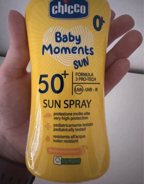 Protetor Solar Spray Chicco SPF50+ 150ml
