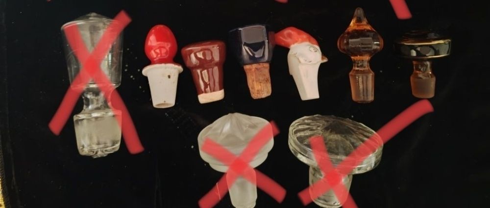 Крышки и пробки от графинов и кувшинов