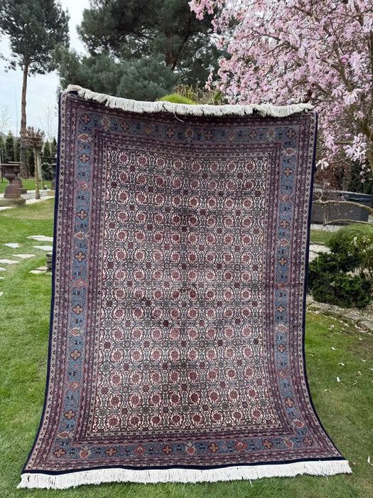 Nowy Dywan Kaszmirowy Perski Indo Bidjar R. Tkany 250x165 galeria 18 tys