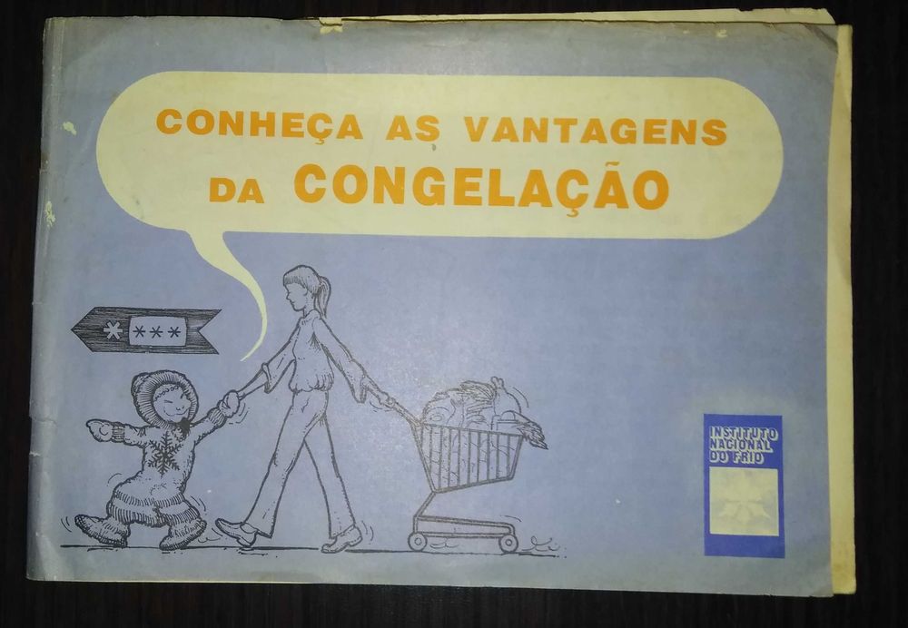 Instituto Nacional do Frio Livro Vantagens da Congelação Anos 60 Raro