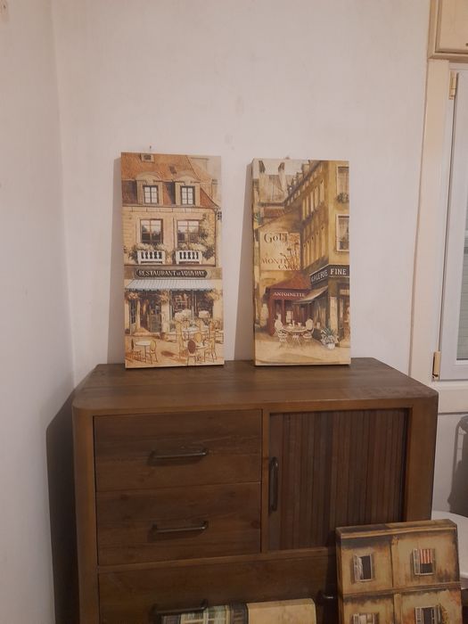 4 Quadros estilo vintage