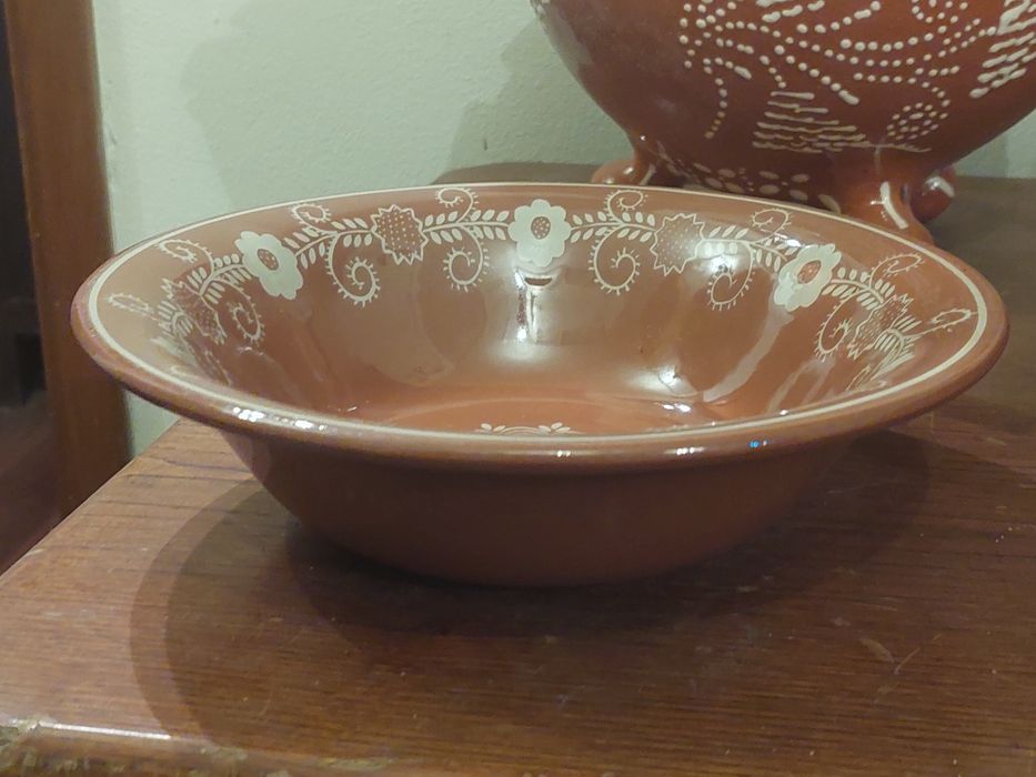 6 tigelas em barro vidrado