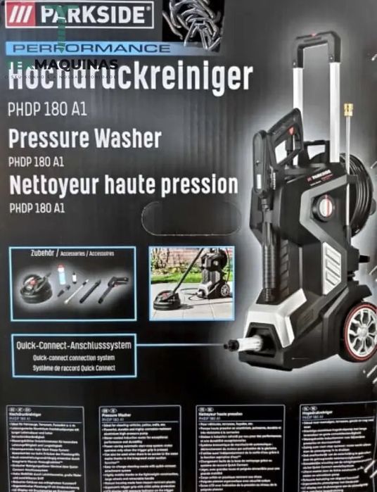 Máquina de lavar de alta pressão parkside