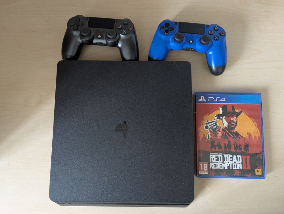 PS4 Slim 1TB + RDR 2  | Заводська пломба | Хороший стан