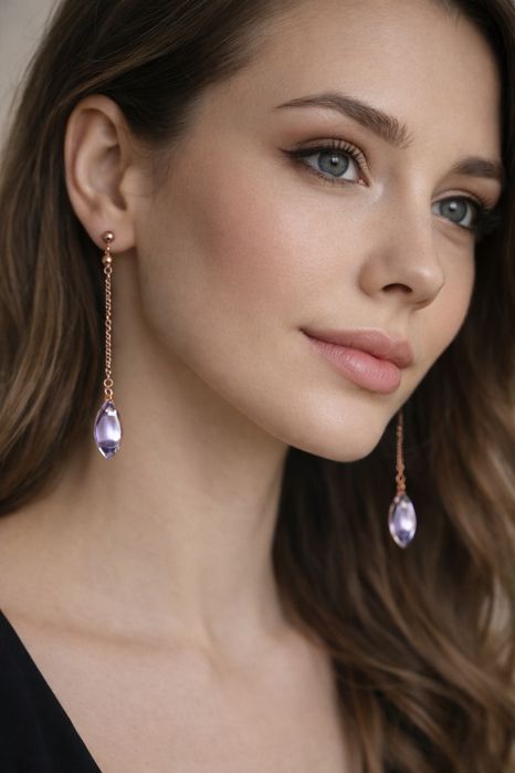 Сережки до зимової шапки, сережки до Нового року