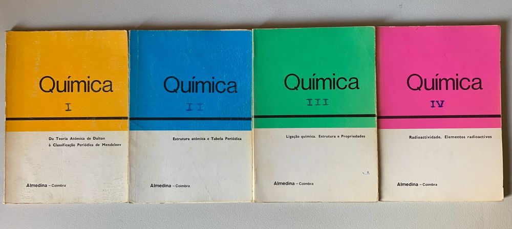Química - 4 volumes [títulos na descrição]