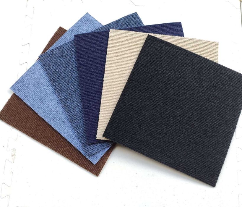 Самоклеючий ковролін, Ковролин плитка, 30х30 и 60х60см. Самоклейка.Пвх