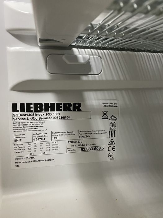 Морозильная камера  Liebherr GGUesf 1405